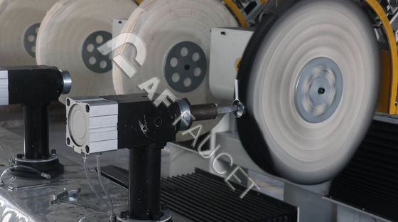 RTAF-AP04AZ-Zinc Alloy Sanitaryware Polishing Machine, 4-spindle mop roda mesin polishing, mesin CNC polishing