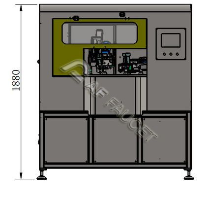 RTAF-RB0408-4-Spindles 8 Stasiun Mesin Sikat Untuk Bagian Kecil Mesin CNC Wire Drawing
