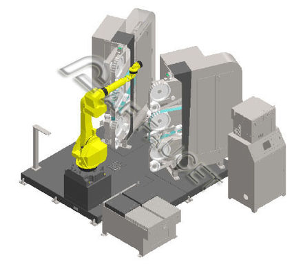 RTAF-AG0206- 50kg Robot Grinding Machine Untuk Keran Kuningan Berukuran Besar