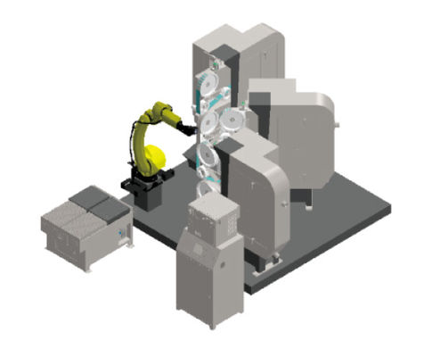 RTAF-AG0306-Robot Faucet Grinding Machine Untuk Workpieces Kamar Mandi