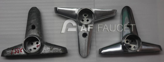 Gray CNC Faucet Polishing Machine Full Digital Control Untuk Kunci Genggam Pintu