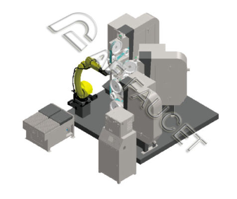13.2kw Faucet Polishing Machine Sand Core Shooting Machine Dengan Tiga Mode